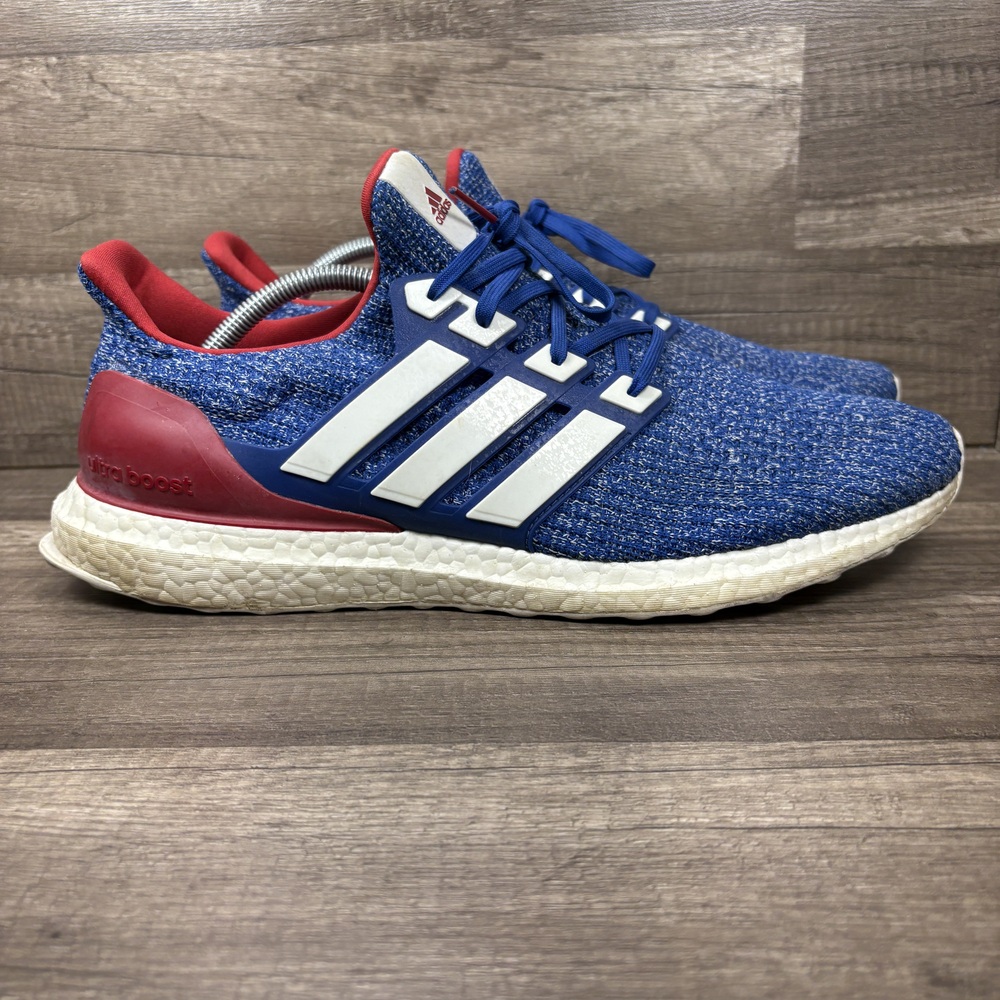 Adidas Ultraboost USA Blue Red Mens US Size 13 EUR 48 EE3704 Running Shoes